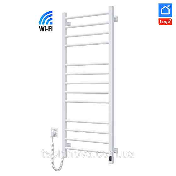 Полотенцесушитель Navin Классик Квадро 500х1200 Sensor с Wi-Fi, левый, белый Черновцы