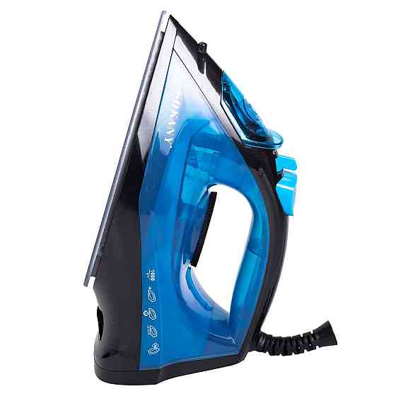Паровой утюг Sokany SK-11005 с керамическим покрытием, синий Киев