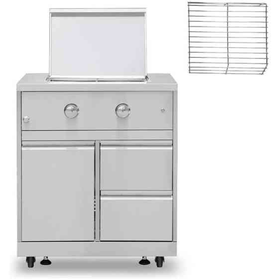 Встроенный модуль с двойной газовой конфоркой из нержавеющей стали GRILLI 777333 Код: 105968 Ровно