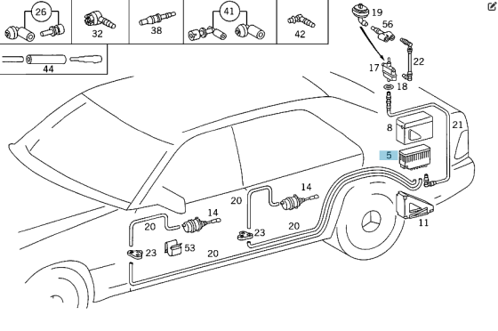 Mercedes-Benz  A1408001748 Вакуумний насос дверних замків S-class W140 CL C140 Одеса