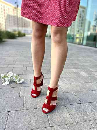 SANTINI Босоніжки жіночі SANTINI 259317-27 червоні (літо, замша натуральна) (3763) лише 35р. 35 Коломия