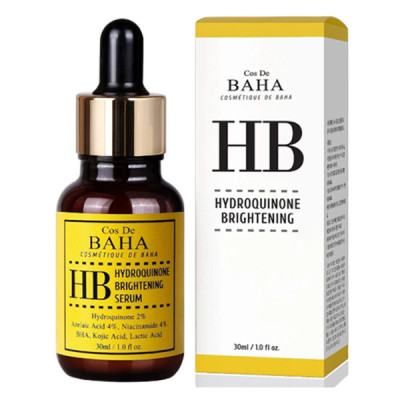 Сыворотка для лица Cos De BAHA Hydroquinone 2% Brightening Serum 30 мл (8809240318331) Винница - изображение 1