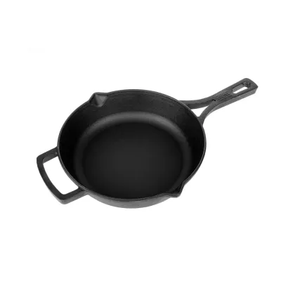 Сковорода Brizoll Monolith чавунна з литою ручкою 240х60 мм (M2460P) Вінниця - фото 8