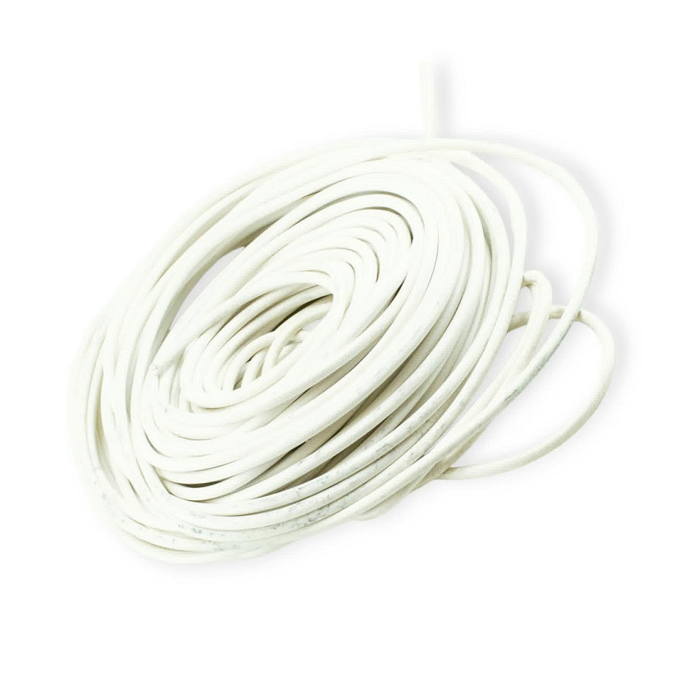 Шланг трамблера 2101-2107, 2121, 1102, 2108, 2109, 21099, Москвич (3 мм) (силикон, белый) вакуума Мукачево - изображение 1