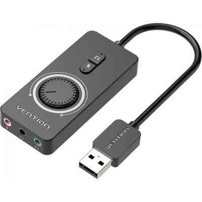 Звукова плата Vention Audio USB 3х3,5mm jack 0.15m Volume Control (CDRBB) Вінниця