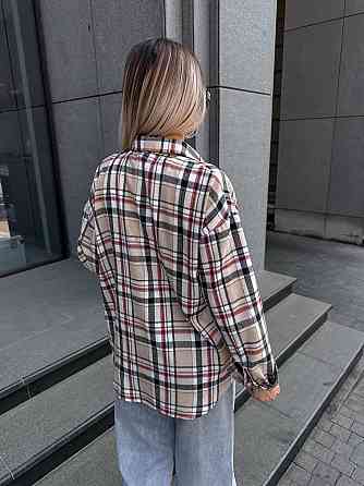 Жіноча сорочка в клітинку ( з накатом) Одеса