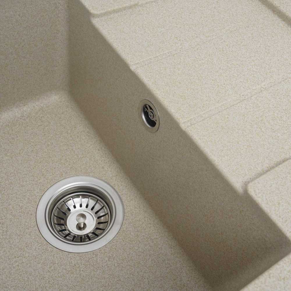 VALESO Гранітна мийка для кухні VALESO INTENSO 6550 матова Сафарі Коломия - фото 12