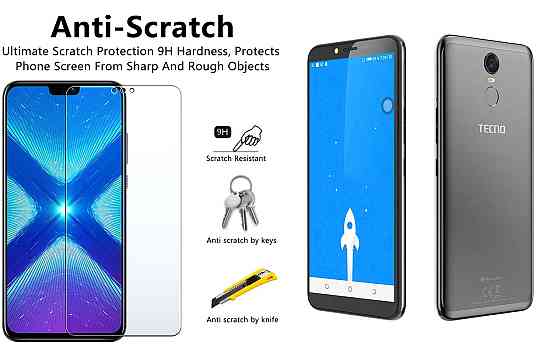 Захисне скло NeoGlass для TECNO Pouvoir 2 Pro (LA7 pro) – надпрозоре та стійке Київ