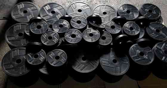 Гантель обгумована набірна Одна на 23 кг Гантелі, гирі, штанги та диски металеві Київ