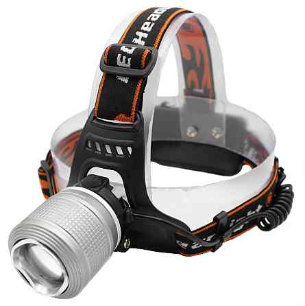 Налобний ліхтар X-Balog 2199, PL104, Акк., T6, білий та теплий Дніпро