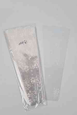 Упаковка конус под цветы h50/ 6низ/20верх узор Лилии(100 шт) 158 (8) (100 шт) Харьков