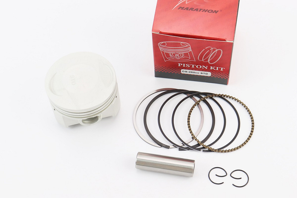Поршень к-кт CG250cc Ø67мм STD, висота 47мм, палець 16мм MARATHON Київ - фото 1