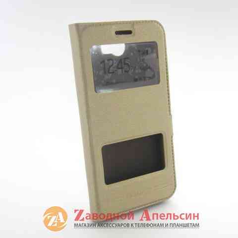 Чехол книга Huawei Honor 5 Y5-II Smart Case gold Одесса