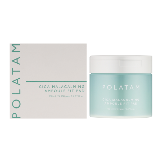 Педы успокаивающие Cica Malacalming Ampoule Fit Pad POLATAM 150мл/100шт Винница