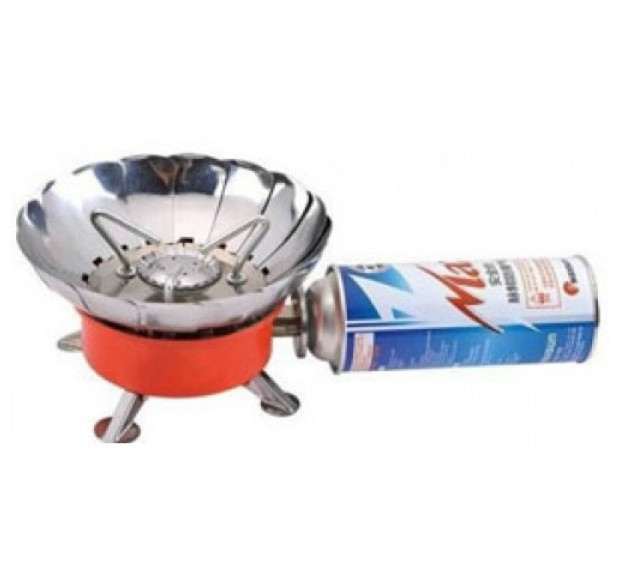 Портативная туристическая газовая плита Kovar K-203 с ветрозащитой и пьезоподжигом Винница - изображение 4