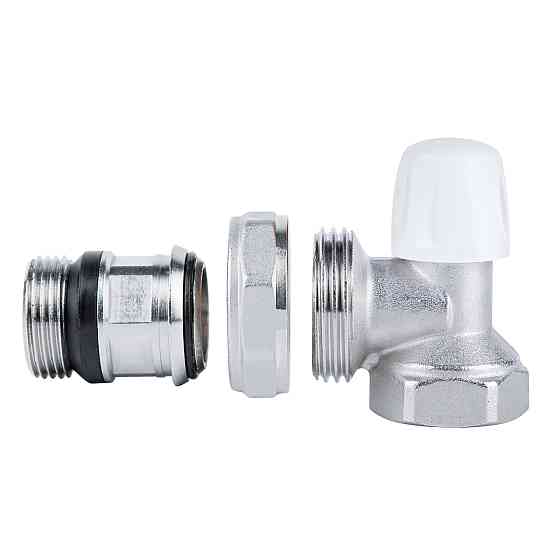 Кран радіаторний Icma 3/4" з антипротічкою кутовий без ручки No805+940 Київ