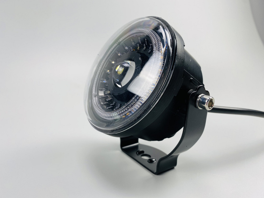 Фара протитуманна LED 30W з чітким світловим кордоном великою лінзою та габаритним світлом 8-80V Мукачево - фото 5