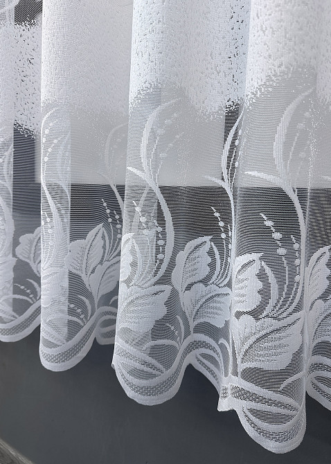 Тюль VR-Textil 1526т Жакард Білий 300х150 см (42-0350) Київ - фото 8