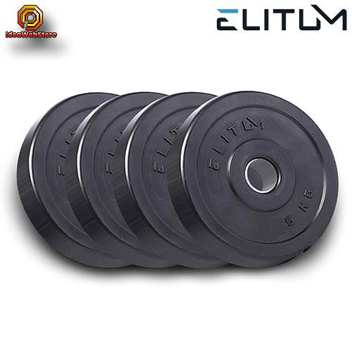 Набор композитные диски (блины) ELITUM для гантелей и штанги 4 штуки по 5 кг с диаметром отверстия 30мм Киев - изображение 1