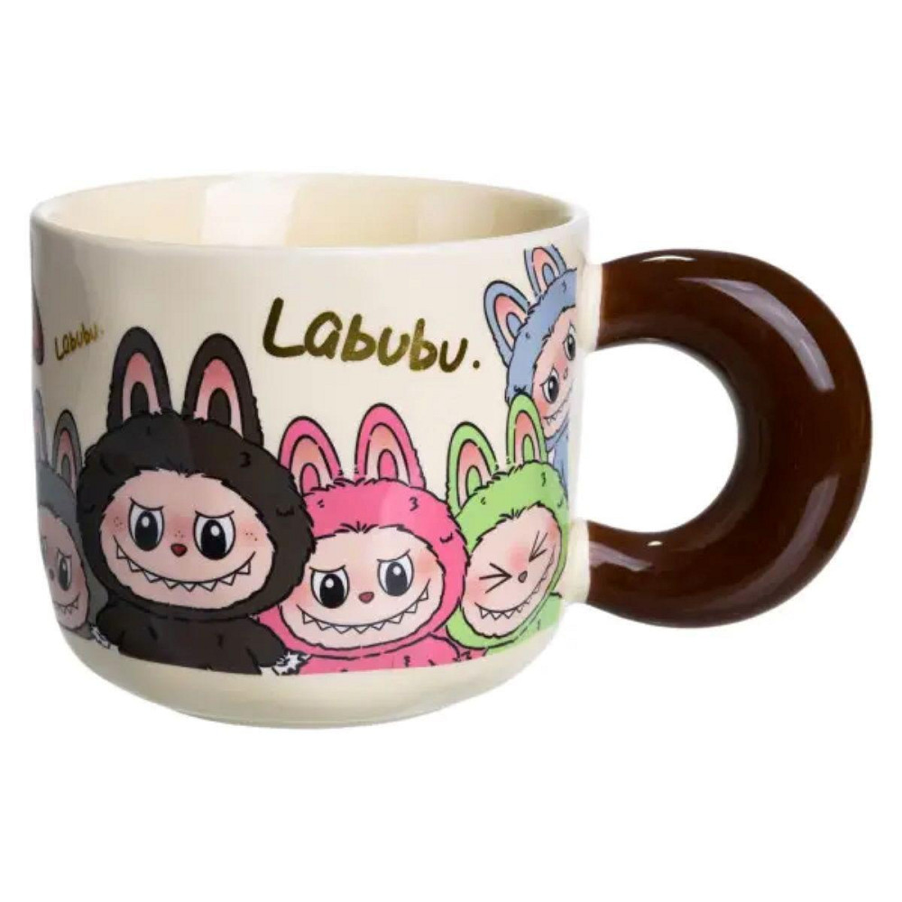 Чашка порцелянова Labubu 400 (мл) подарункова Yiwu FM-21C Київ - фото 6