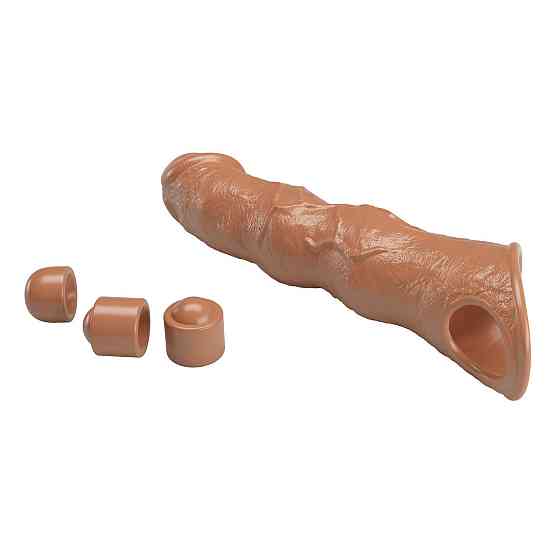 Подовжуюча насадка на член - Pretty Love Extension Penis Sleeve Latin, 28 см Sex Aura Київ
