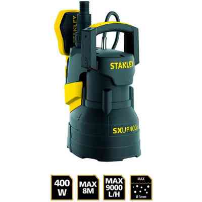 Дренажний насос Stanley 0.4 кВт, для чистої води, 9000 л/год (SXUP400PCE) Вінниця