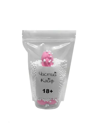 Крафтове мило-член із присоскою Чистий Кайф Pink size L, натуральне Львів