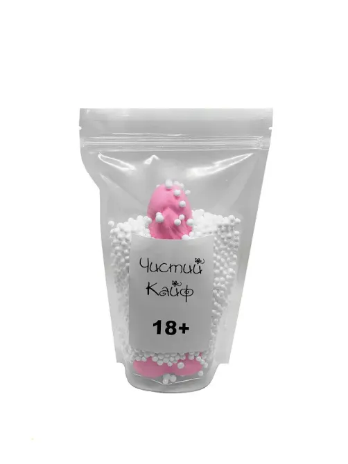 Крафтове мило-член із присоскою Чистий Кайф Pink size L, натуральне Львов - изображение 4