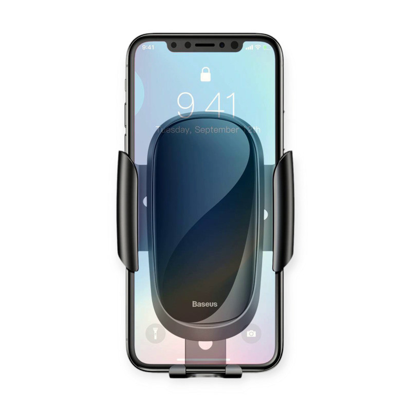 Підставка під телефон на дефлектор "автозатиск" під 4 - 6" телефони baseus Мукачево - фото 4