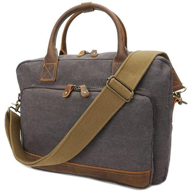 Сумка текстильная Серая (Vintage) Киев - изображение 15