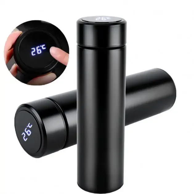 Термос с LED индикатором температуры сенсорный, 500 m | Умный термос с датчиком индикатором температуры 500 мл Коломия - фото 10