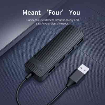 Концентратор Choetech USB 3.1 to 3хUSB 3.0+RJ45(1GB) Ethernet 4in1 (HUB-U02-BK) Винница