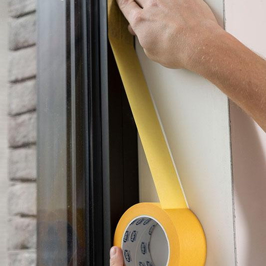 Маскуюча малярська стрічка HPX 4400 для зовнішнього застосування і чітких контурів 38 мм*25 м помаранчева (FP3825) Киев - изображение 7