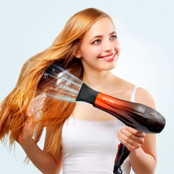 Професійний фен для укладання та сушіння волосся 1800 Вт,GM-1719 SBR Київ