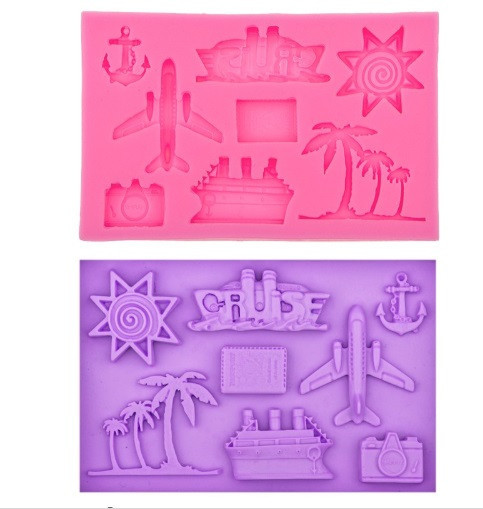 Молд кондитерский морской 99 на 62 мм розовый Киев - изображение 4