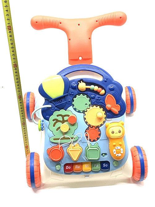 Ходунки каталка Limo Toy 2 в 1 Веселий бізіборд ігровий столик Вид 3 (M 5473 AB) Чернігів - фото 5