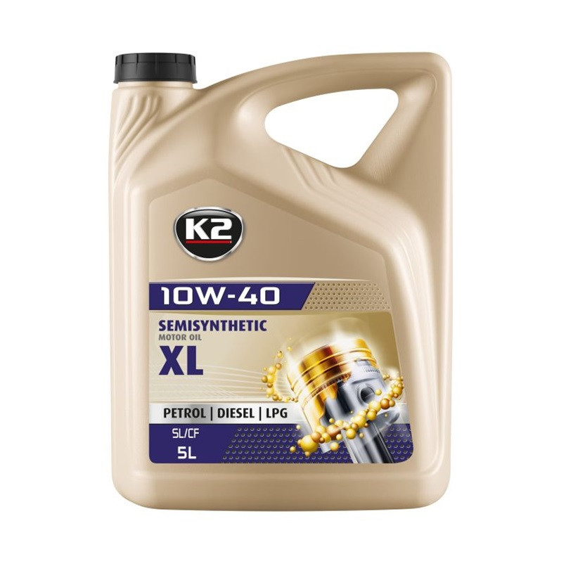 Моторне масло K2 Semisynthetic XL 10W-40 5л Львів - фото 1
