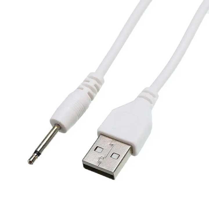 USB кабель для вібратора USB AUX  DC  2,5 мм. Зарядний кабель для секс-іграшок Вінниця - фото 2