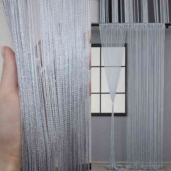 Штори-нитки Сірий 300х300см 1 шт (61-006) Київ