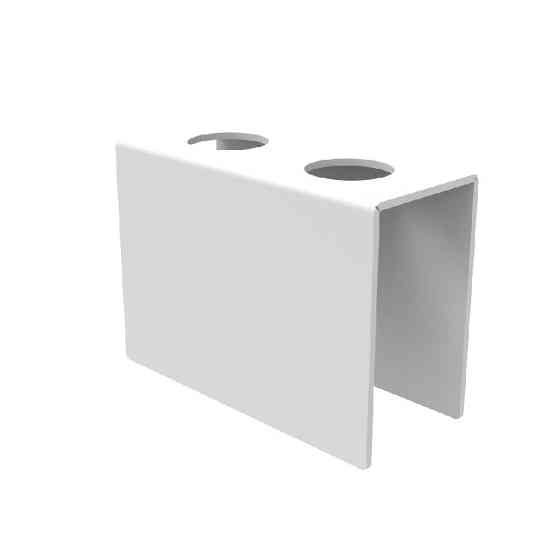 Підставка EKOSTAR для вафельного ріжка на 2шт. Біла. Акрил 2 мм Київ