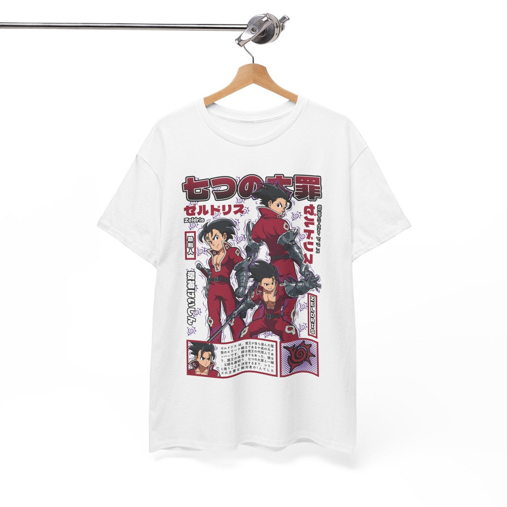 Футболка для хлопчика з аніме принтом Зелдріс Мовіе Севен Деадлй оверсайз (зріст від 165 до 180) Чорний AnimeJ0287m Дніпро - фото 8