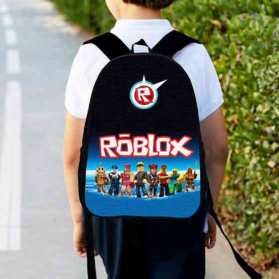 Рюкзак дитячий роблокс "Roblox" 34х27см, міський ранець для хлопчика з принтом (00376) Київ