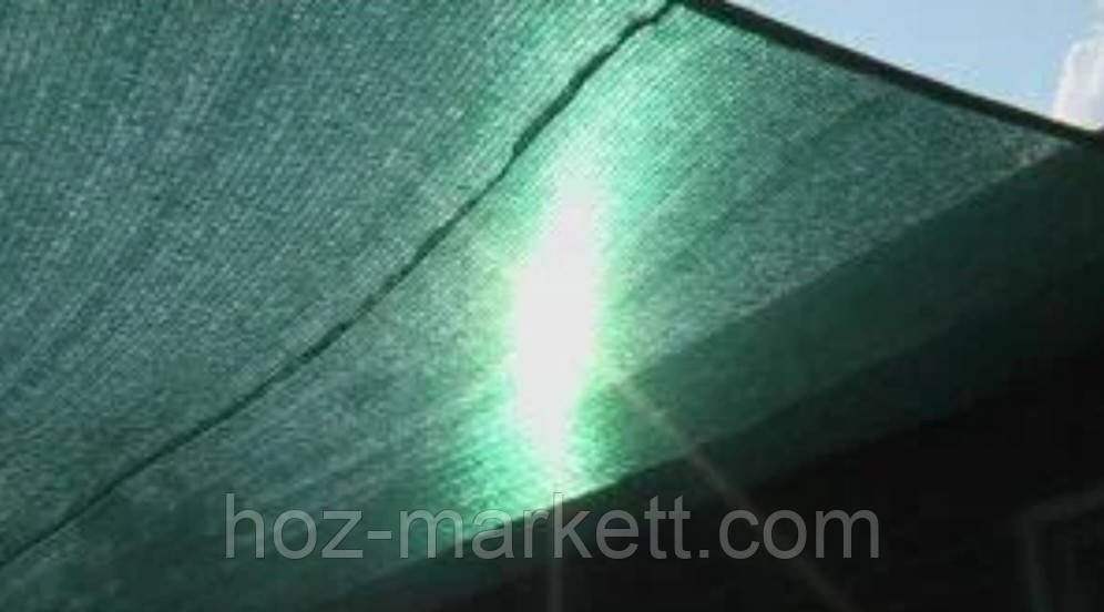 Сітка затінювальна (з кільцями) від сонця. Сітка з люверсами 6 х 4 м 95% тіневий навіс Харків - фото 2