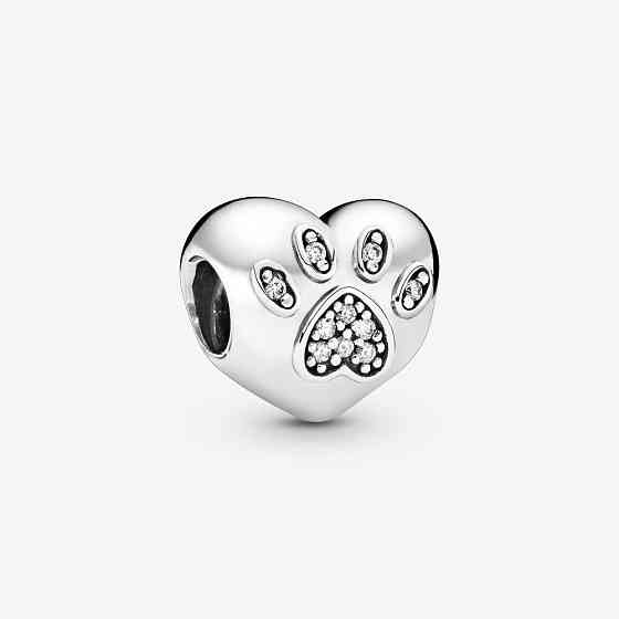 Срібна намистина Пандора "I Love My Pet" 791713CZ MasterSem Київ