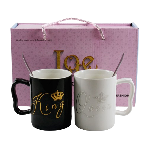 Набір чашок Love 2 предмети 300мл порцеляна 445-14 Interos Житомир - фото 1