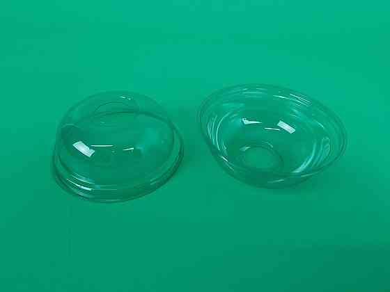 Крышка купольная с отверстием для стакана РЕТ (320,420,350NEW,250NEW,500NEW) NEW (новая) (100 шт) Харьков