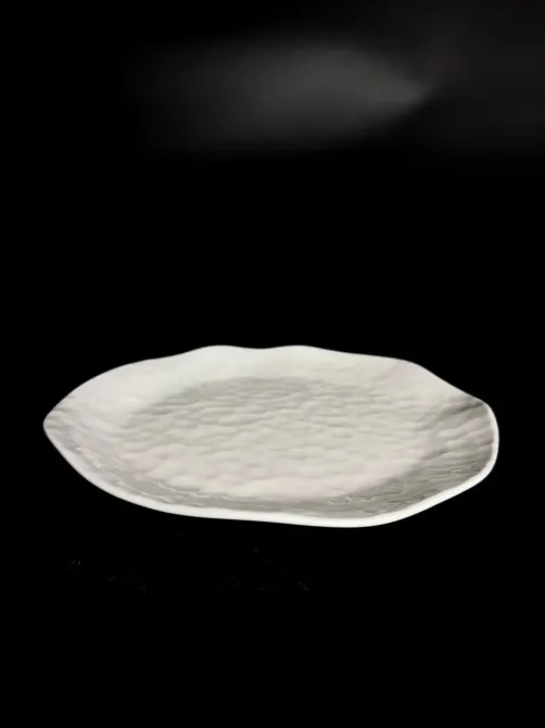 Декоративная фарфоровая тарелка с рельефной поверхностью 26 см Коломыя - изображение 2