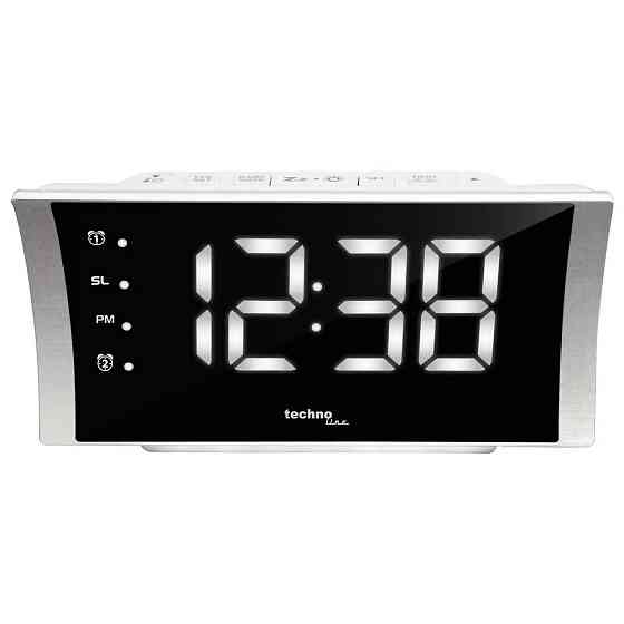 Часы настольные с радио Technoline WT494 Silver (WT494) Киев