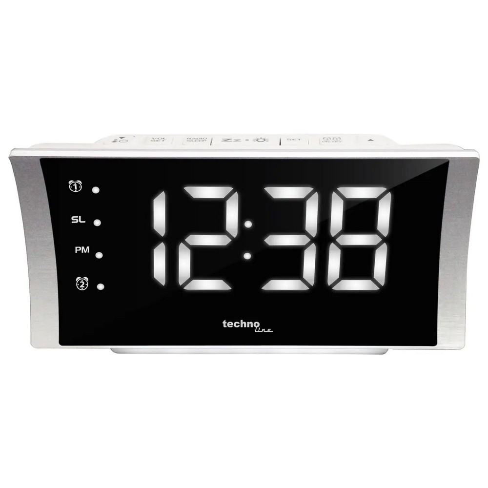 Часы настольные с радио Technoline WT494 Silver (WT494) Киев - изображение 3