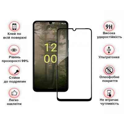 Скло захисне BeCover Nokia C31 Black (708546) Вінниця